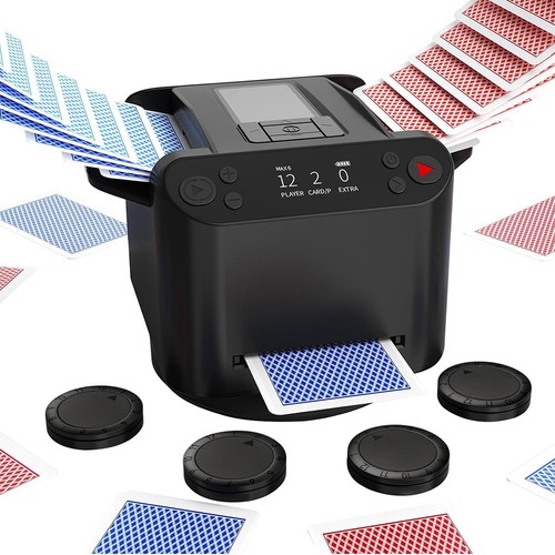 Automatic card shuffler - 2-in-1,