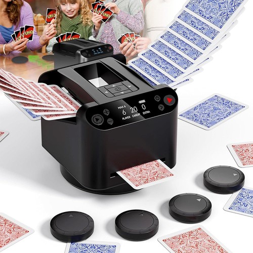 Automatic card shuffler - in,