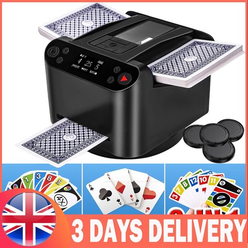 Automatic card shuffler - 2-in-1,