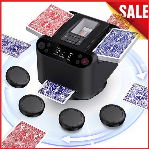 Automatic card shuffler - automatic,