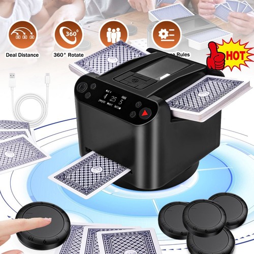 2in1 automatic card shuffler - automatic,