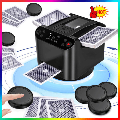 Automatic card shuffler - shuffler, and