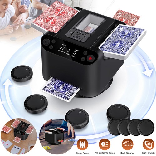 2in1 automatic card shuffler - automatic,